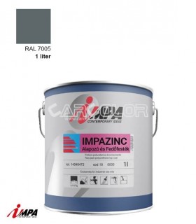 1K Korróziógátló Festék + Alapozó (2 in 1) - RAL7005 - Selyemfényű (1l) - Impa Cink