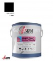 1K Rozsdagátló Ipari Festék + Alapozó (2 in 1)  - RAL 9005 - Selyemfényű (1kg) - Impa Cink