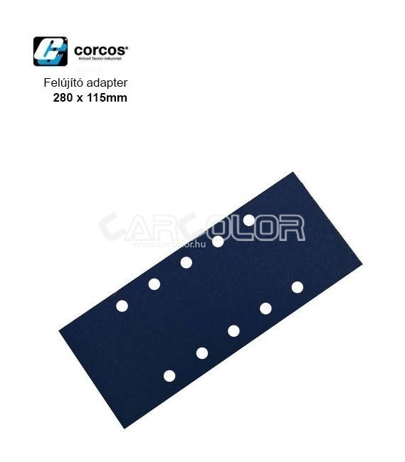 Corcos® CO146 10 Lyukas Tépőzáras Adapter (280x115mm)