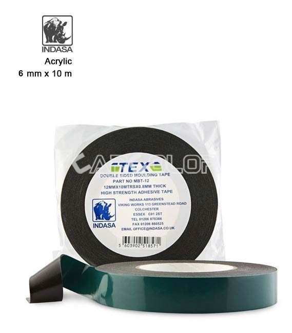 	Indasa™ Tex Kétoldalú Ragasztószalag (6mm)