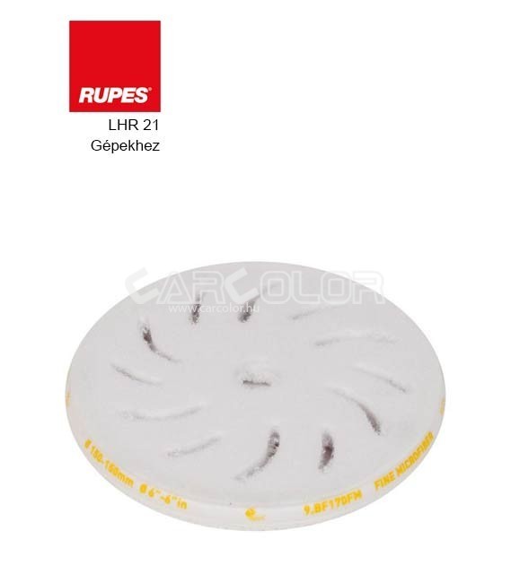 Rupes Mikroszálas Polírszivacs - Finom - Fényesítő - (⌀150mm) - Fine