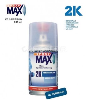 2K Spray Max Rapid Színtelen Lakk Spray - Fényes (250ml)