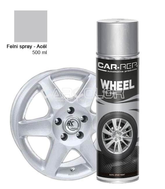 Wheel  Spray Paint -  Acryl - Steel   (500ml)