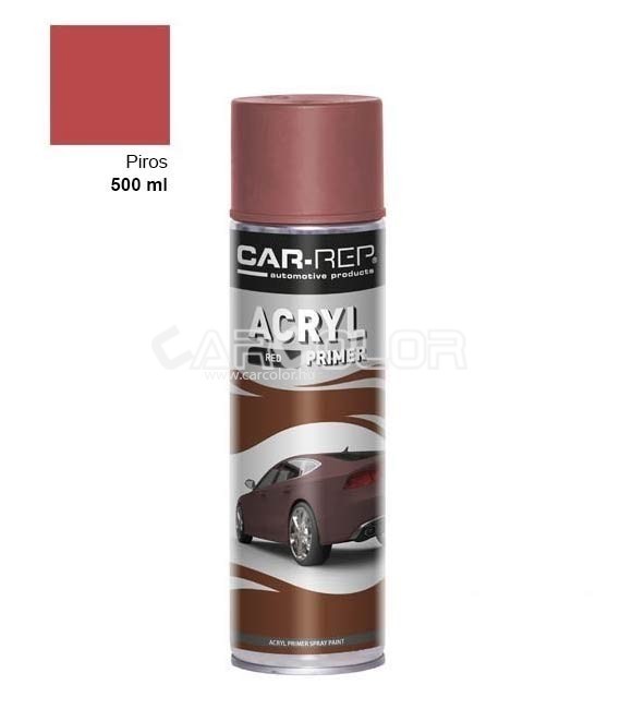 Car-Rep Acryl  Alapozó Spray - Piros - Matt (500ml)