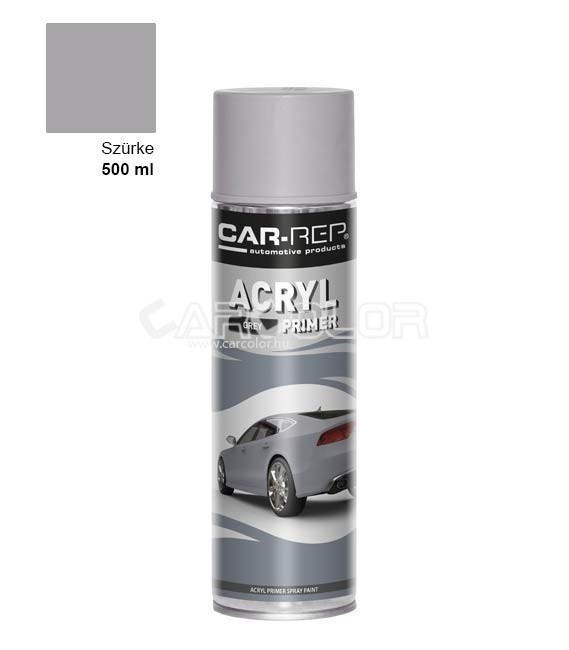 Car-Rep Acryl  Alapozó Spray - Szürke - Matt (500ml)