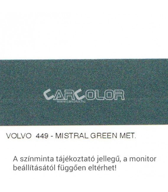 Volvo Színre kevert autófesték Színkód: 449 (Bázis)