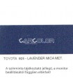 Toyota Metallic Base Color: 925
