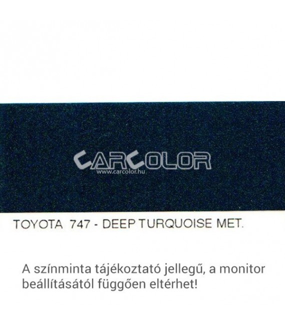Toyota Metallic Base Color: 747
