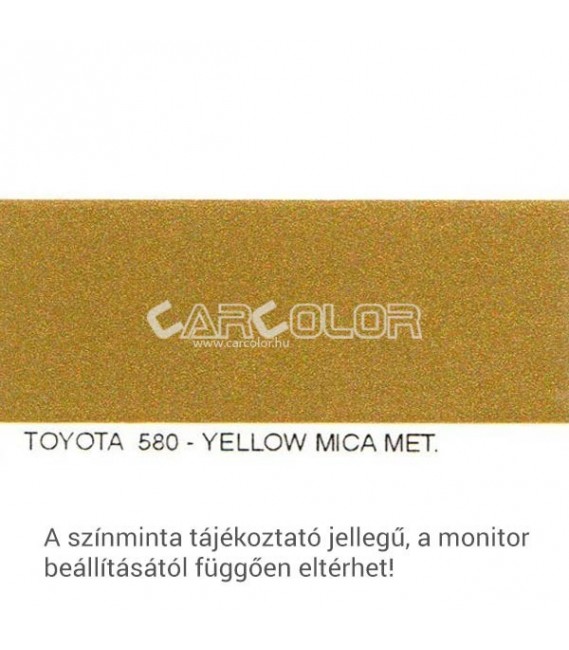Toyota Metallic Base Color: 580