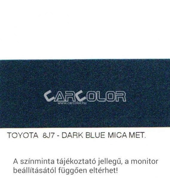 Toyota Metallic Base Color: 8J7