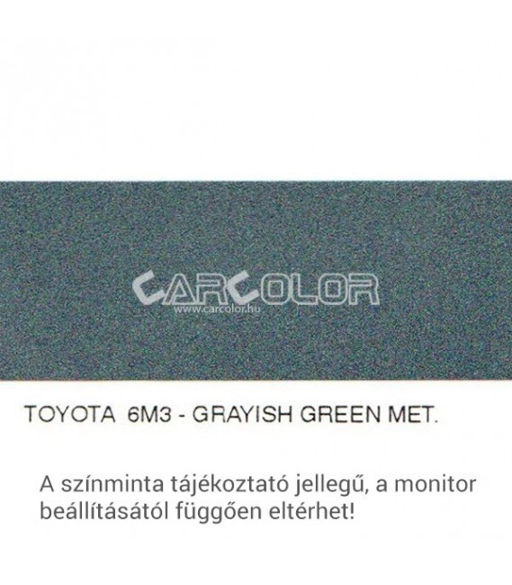 Toyota Színre kevert autófesték Színkód: 6M3 (Bázis)