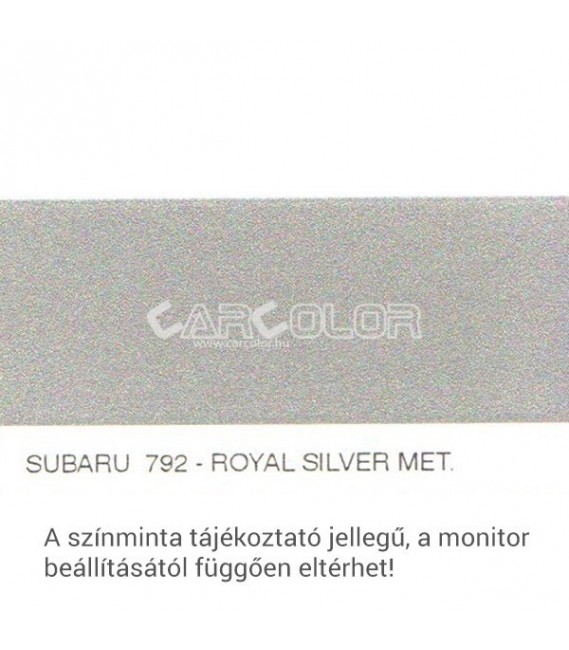 Subaru Metallic Base Color: 792