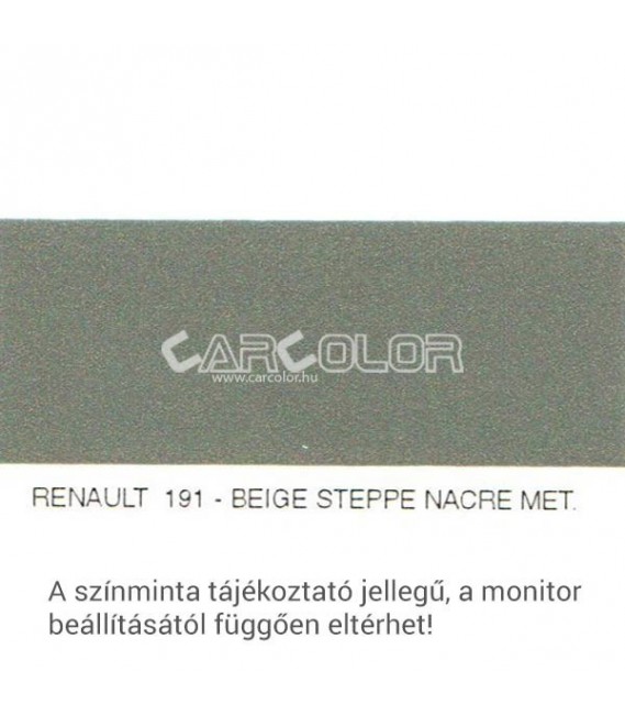 Renault Színre kevert autófesték Színkód: 191 (Bázis)