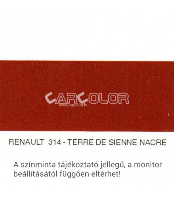 Renault Metallic Base Color:  314