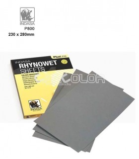 INDASA™ Rhynowet Wet/Dry Use Sandpaper 9" x 11" (P800)