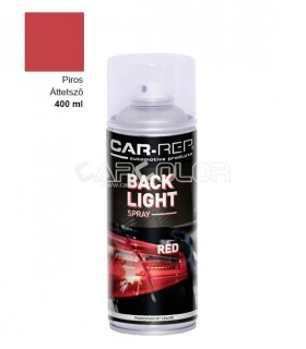 Lámpa Festék Spray - Piros - Áttetsző (400ml) Car-Rep