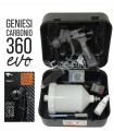 Walcom Genesi Carbonio 360 EVO - HALO - HTE CLEAR - Lakk - Festékszóró Pisztoly nyomásszabályzóval (1.3) W013013