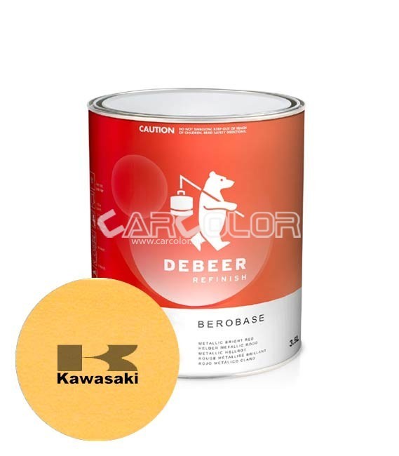 KAWASAKI - Chrome Yellow Pearl - Színrekevert Motorfesték - Színkód: KAW166
