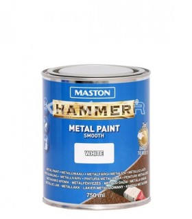 Hammer 3in1 Smooth Metal Paint to Rust (750ml) - Matt Black