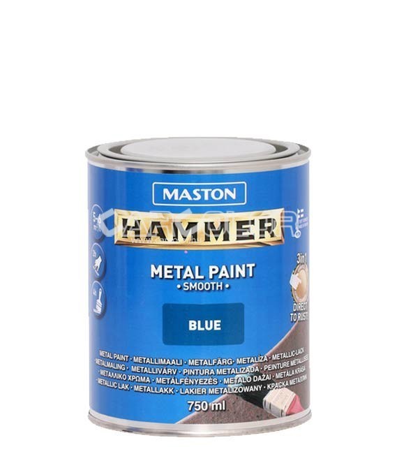 Hammer 3in1 Metál Festék - Közvetlenül a rozsdára (750ml) - Ezüst