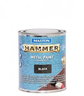 Hammer 3in1 Hammered Metal Paint to Rust (750ml) - Black
