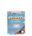 Hammer 3in1 Hammered  Metal Paint to Rust (750ml) - Silver