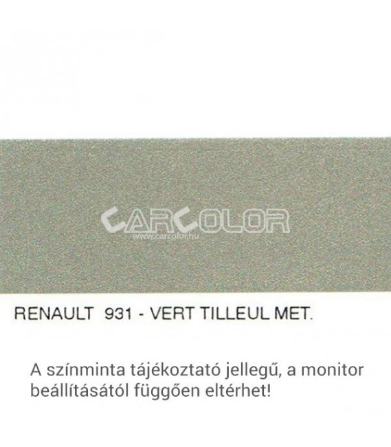 Renault Színre kevert autófesték Színkód: 931 (Bázis)