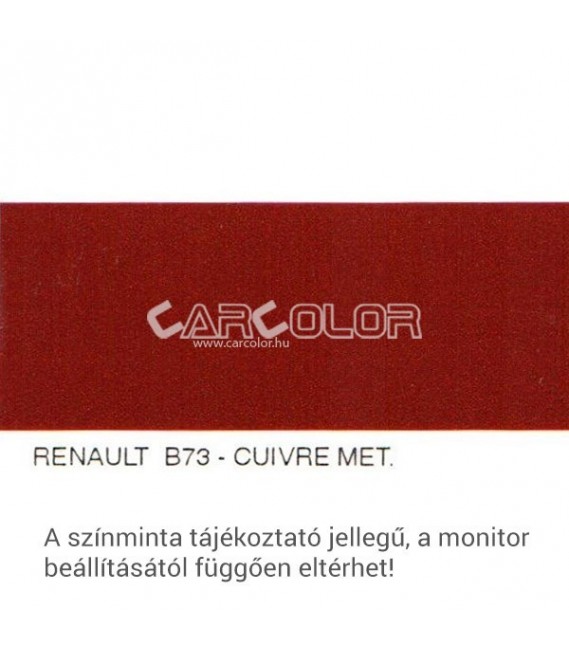 Renault Színre kevert autófesték Színkód: B73 (Bázis)