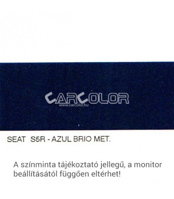 Seat S5R bázis festék színkód: S5R