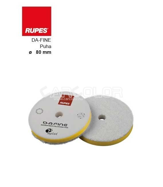 Mikroszálas Polszivacs - Puha - (⌀ 130mm) - Fényesítő - Rupes Fine