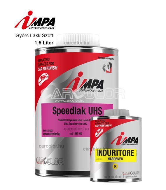 Impa 1389 2k SPEED LAK Acrylic Clearcoat With Hardener (1.5l)