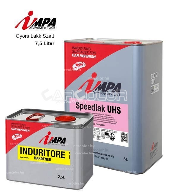 Impa 1389 SPEED LAK + Edző Gyors Lakk Szett (7.5l)