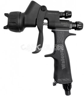 Walcom Genesi Carbonio 360 EVO - HALO - HTE CLEAR - Fényezőpisztoly nyomásszabályzóval (1.3) W013013