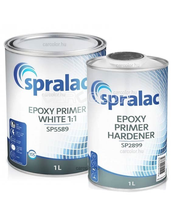 Spralac SP5589 2K Epoxy Alapozó Szett  - Fehér (2l) 1:1