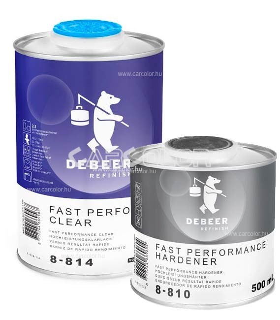 DeBeer - 8-814  Gyors UHS Prémium Karcálló Lakk Szett - (1.5l)