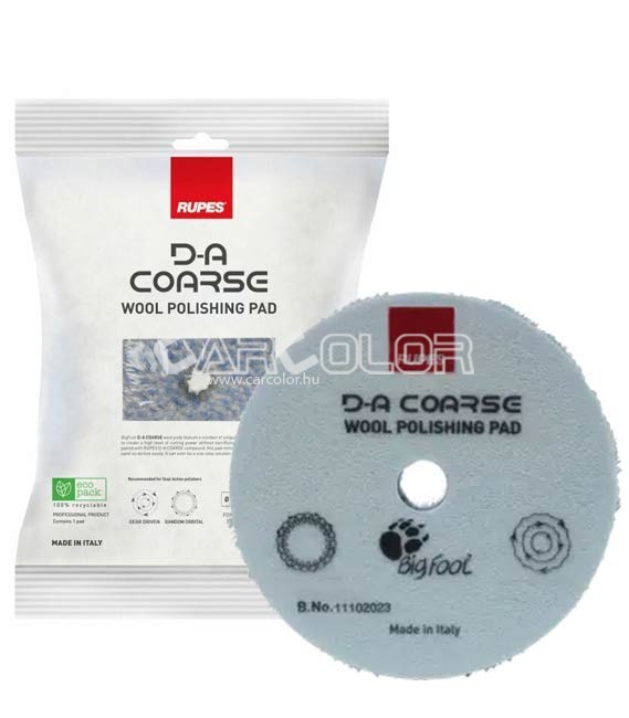 BLUE WOOL POLISHING PAD COARSE Ø 130/145MM