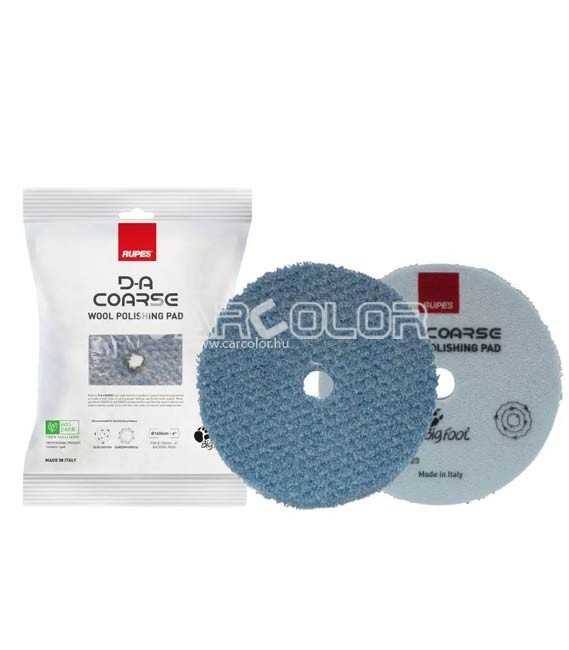 BLUE WOOL POLISHING PAD COARSE Ø 130MM