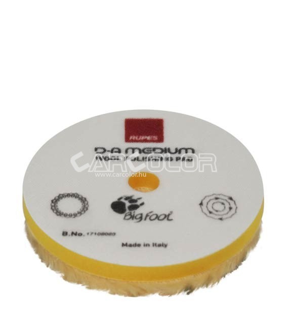 copy of YELLOW WOOL POLISHING PAD MEDIUM Ø 160 MM