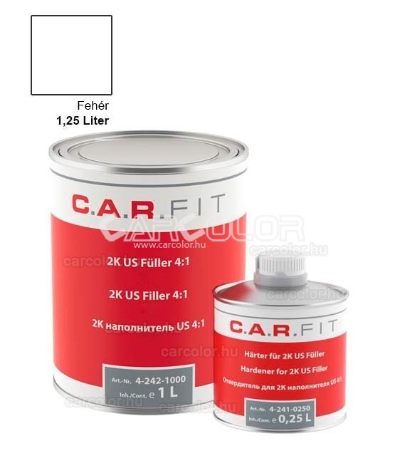 2K US Acryl Primer Filler Set 4:1 - White (1,25l)