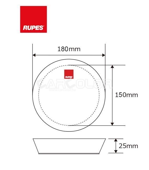 Polírszivacs Durva Karceltávolító - Rupes DA