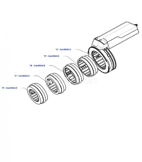 WALCOM 360 True Light – Spray Gun Mounted Illumination Lamp