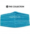 The Collection Premium Allround & Coating 300 - Short-pile Blue Microfiber Towel (10 pcs)