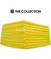 The Collection Premium Allround & Coating 300 - Short-pile Yellow Microfiber Towel (10 pcs)