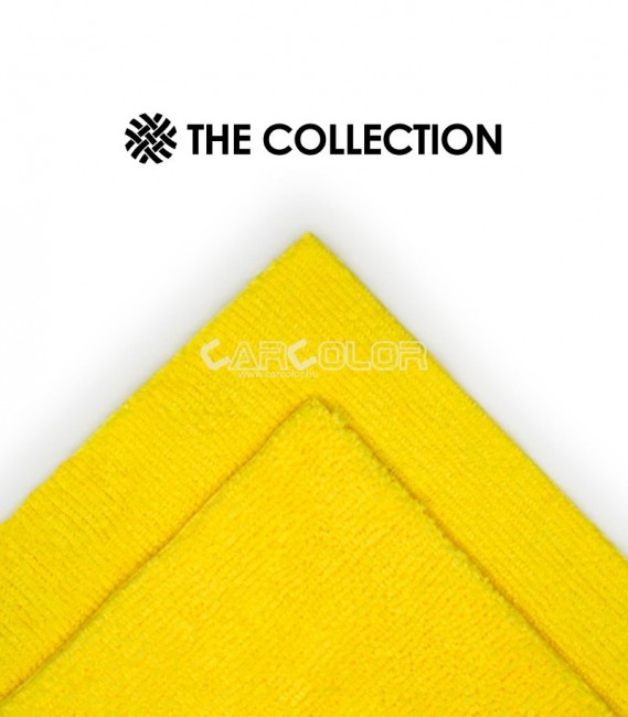 The Collection Premium Allround & Coating 300 - Short-pile Yellow Microfiber Towel (10 pcs)