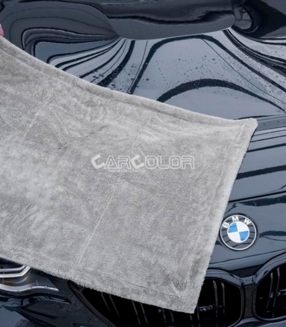 The Collection Aqua Big Premium Drying Towel - Grey