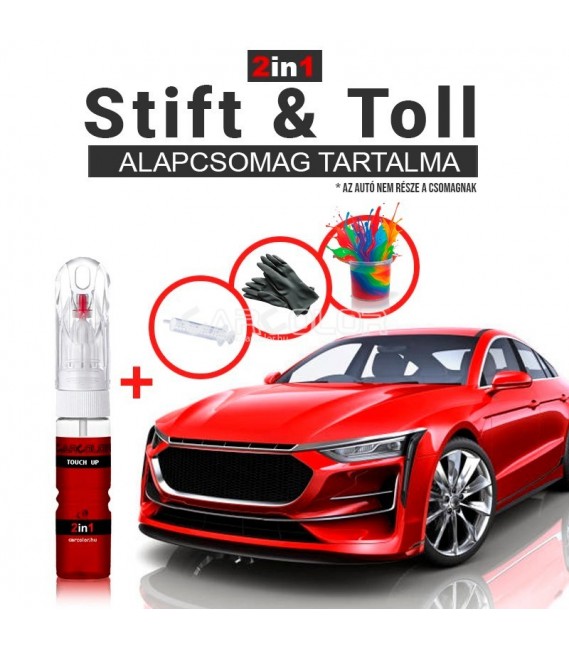 Fényezés javító autófesték toll szett tartalma