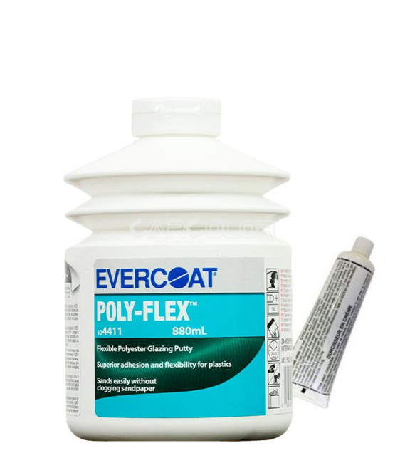 Evercoat POLY-FLEX™ Rugalmas Poliészter Gitt Műanyagra edzővel együtt