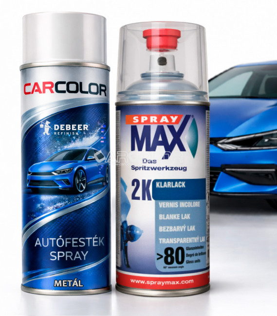 Custom Filled Car Paint Aerosol (Metal Colors)