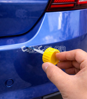Profi 2K autófesték javító stift használata lökhárítón