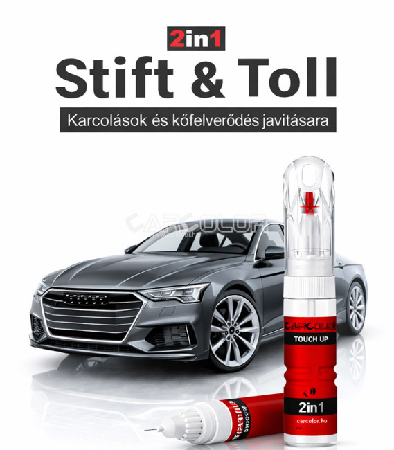 2in1 Autófesték Fényezés Javító Toll + Stift